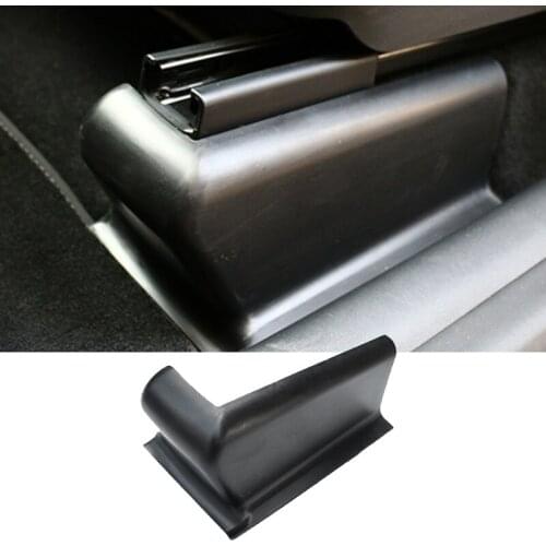 For Tesla Model Y Car Seat Slide Anti-Kick Cover Pulley Protective Anti-Crash Cover