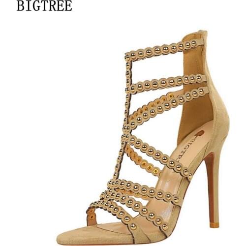 Gladiator Sandals Women Pumps Women Shoes Ladies Shoes and Sandals High Heels Sandals Women Summer Shoes Zapatillas De Mujer