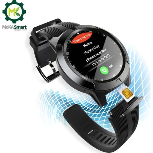 Smart watch men Waterproof Sim card Phone watch GPS sport record Compass Heart rate Pedometer Bluetooth call smartwatch android