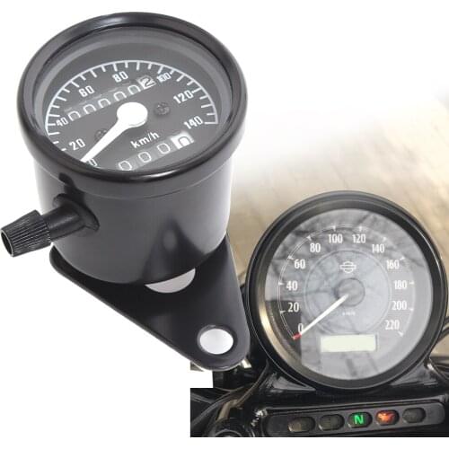 Universal motorcycle speedometer odometer LED tachometer mph DC 12V suitable for most motorcycles