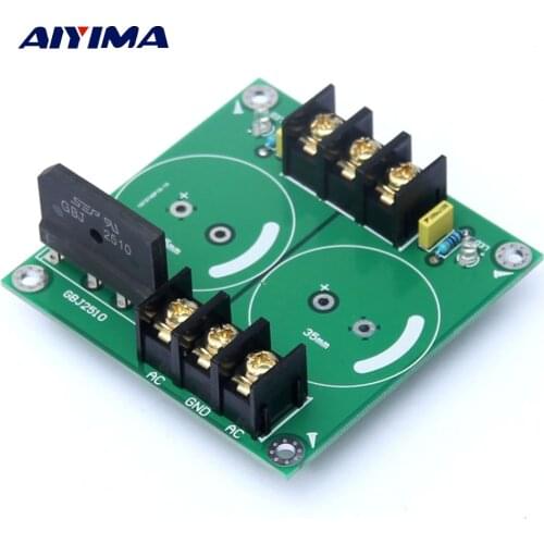 AIYIMA 20A High Power Audio Amplifier Single Bridge Rectifier Filter PCB Supply Power Board DIY