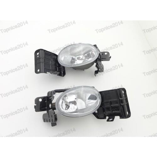 1Pair Left & Right Front Bumper Clear Fog Lights Fog Lamps For Honda Accord Crosstour 2010