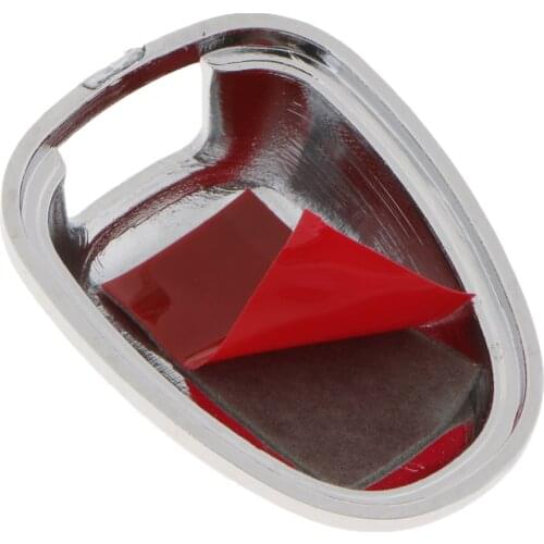 4 pc Car WindShield Washer Water Spray Jet Nozzle Cover Sticker Chrome Trim Easy installtion for Peugeot 2008