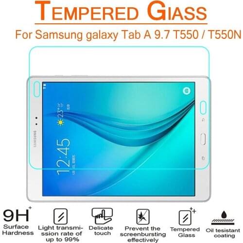 9H 2.5D 0.3MM Explosion-Proof Toughened Tempered Glass For Samsung Galaxy Tab A T550 T551 T555 9.7 inch Screen Protect Cover