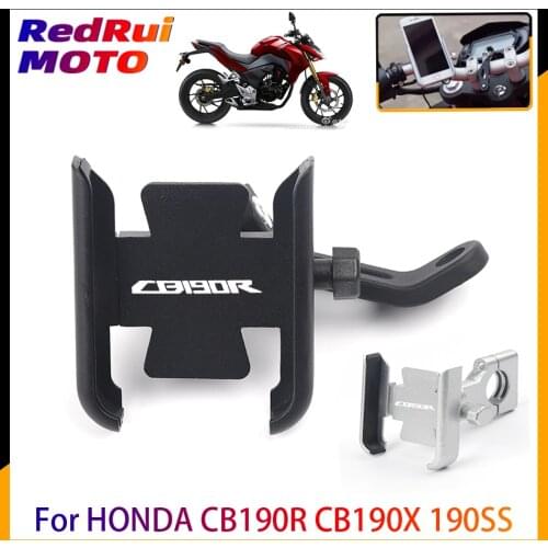 Motorcycle Accessories handlebar Mobile Phone Holder GPS stand bracket For HONDA CB190R CB190X 190SS