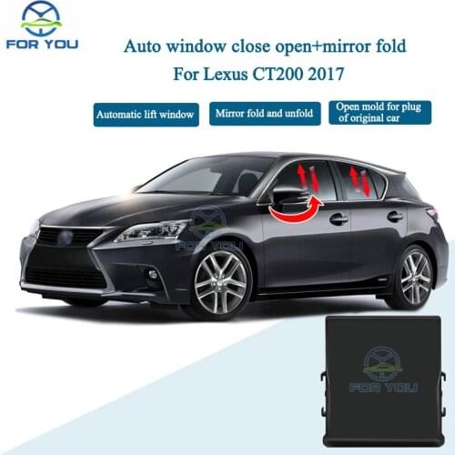 FORYOU Car Automatic Intelligent Close Open + Mirror Folder Kit Module For Lexus CT200 2017 Plug And Play