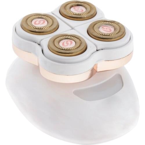 Lady Electric Shaver Four-Head Cordless Electric Razors Bikini Trimmer Epilator Hair Remover USB For Women Men Face Body Leg Arm