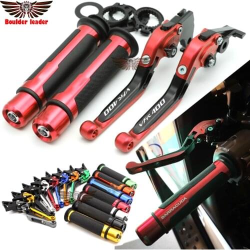 For Honda VFR400 VFR 400 NC30 NC 30 1989-1992 1991 1990 Motorcycle Adjustable Folding Brake Clutch Levers Handlebar Hand Grips