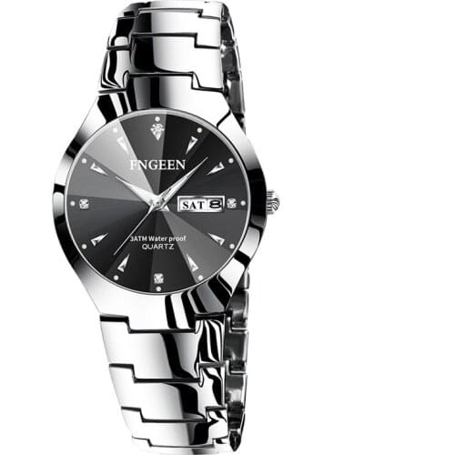 Dropshipping Watch Men Clock Relojes Hombre 2020 Fashion Business Quartz Wrist Watch 30M Waterproof Dual Calendar Mens Watches