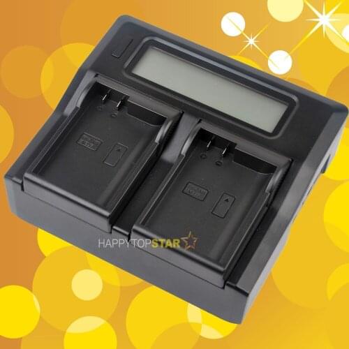 Dual Double Digital LCD Quick Fast Charger for Charge Nikon EN-EL15 D810 D800 D750 D610 D600 D500 D7200 D7100 D7500 MH-25 MH-25A