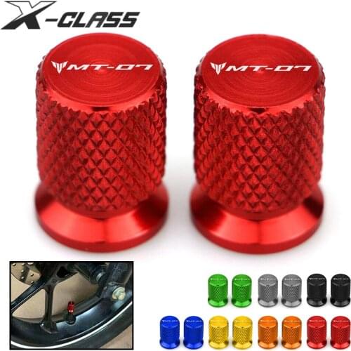 MT07 Motorcycle Tire Valve Wheel Tyre Valve Air Port Stem Cover Cap Plug Accessories for Yamaha MT07 2013-2016 2017 2019 2020
