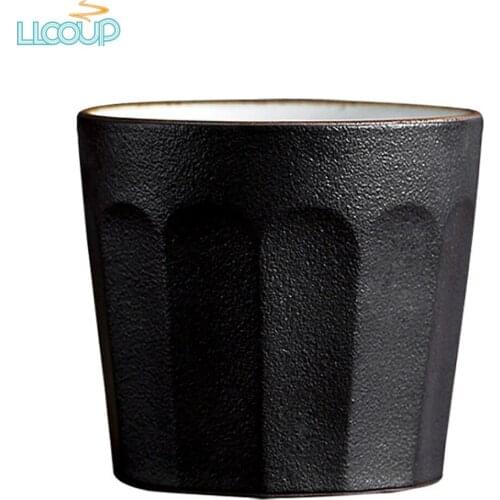 Collectable Fine Arts Pottery Cup Retro Japanese Style Ceramic Eco-Friendly Manual Kung Fu Tea Mugs for Tea Lover Exquisite Gift