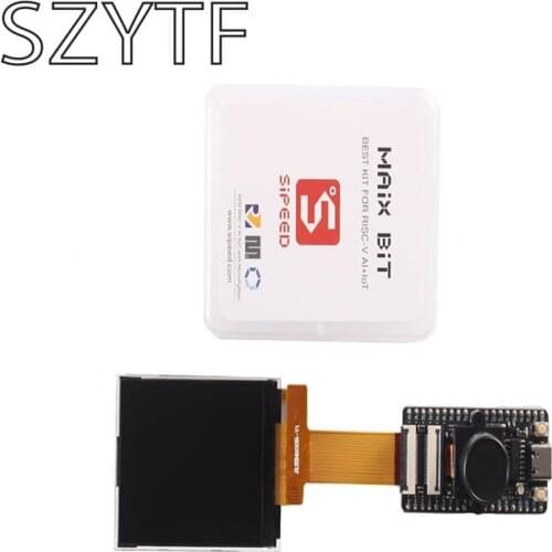 Maix-BIT RISC-V Dual Core 64bit CPU Development Board Mini PC + Large Lens + Display Screen Kit