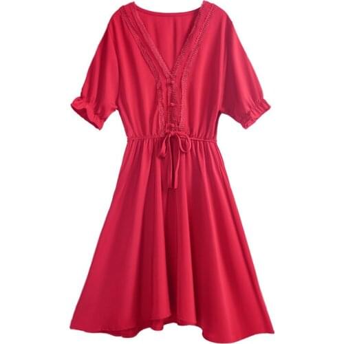 MOKIJINS Summer Dresses With Buttons