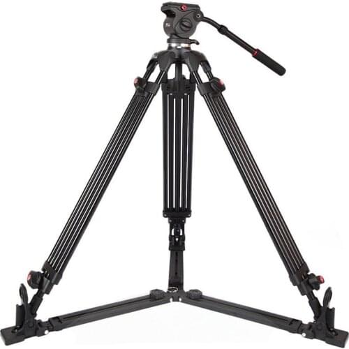 New Professional Camera Tripod for Camera Stand / DSLR Video Tripod 0508AD Tripod Stand with Fluid Head Damping