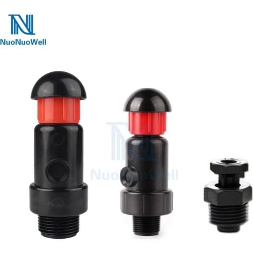 NuoNuoWell 1/2'' 3/4'' 1''MPT Air Vacuum Relief Valve Provides Instant Breaker Drip Irrigation Air Release Valve 2pcs-pack