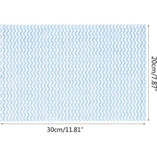 Disposable Cleaning Towels Cleaning Wipe Dish Cloths Reusable Towels, Handy Cleaning Wipes Quick-Dry 50 Count/Roll