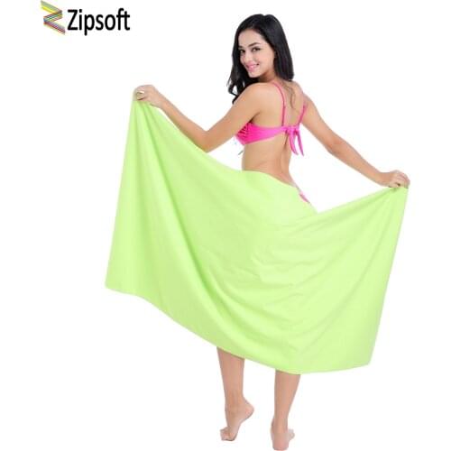 3 Pcs/pack Zipsoft Microfiber Beach Swimming towel Bath Towels for Adults Quick Drying Russian warehouse Free Shipping S/M/L/XL