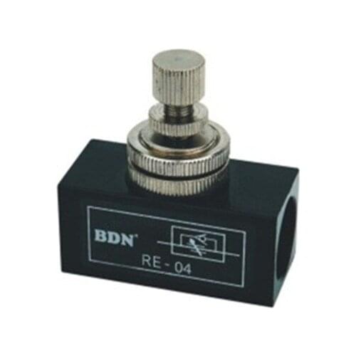 RE-04 1/2" Pneumatic Air Flow Speed Control Valve Throttle Valve