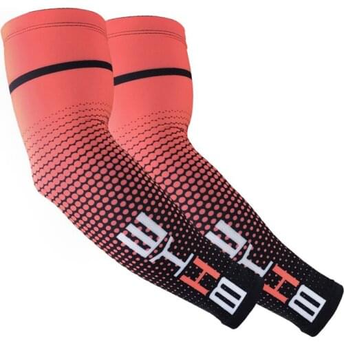Sports Arm Compression Sleeve Basketball Cycling Arm Warmer Summer Running UV Protection Volleyball Sunscreen Bands