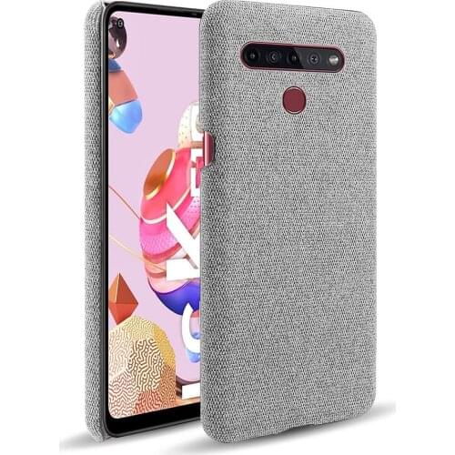 Cloth Cases For LG K51S Case 6.55'' Slim Retro Cloth Hard Cover for LG K51 S K 51 K51 51S K510 LMK510EMW Coque Funda Capa