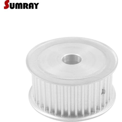 SUMRAY 5M Timing Pulley 40T 8/10/12/14/19/20mm Bore Synchronous Pulley Wheel 27mm Width CNC Belt Pulley for CNC Machine