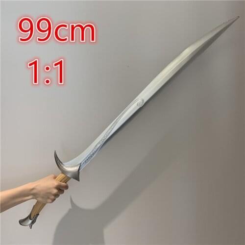 1:1 Cos Sword Beast Bite Simulation Weapon The Elves Sword Childrens Toy Party Decoration Halloween Movies Show 99cm