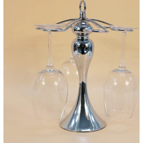 1PC Fashion wine rack hanging cup red wine goblet wine holder frame modern decoration Home Furnishing JI 2079