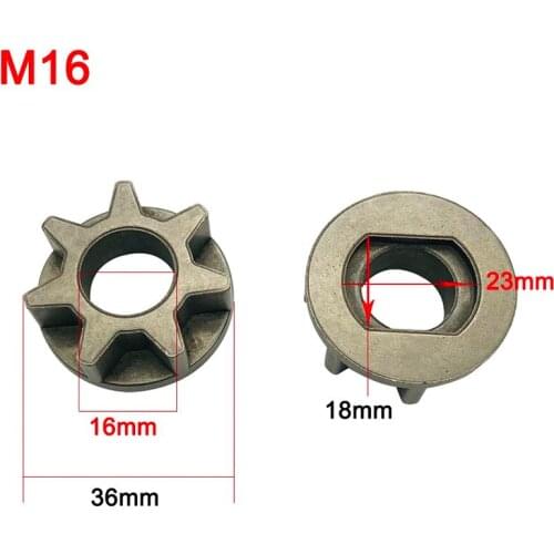 1PCS Sprocket Chain Saw Gear Angle Grinder Replacement Gear Bracket M10 M14 M16 Angle Grinder Conversion Head Gear