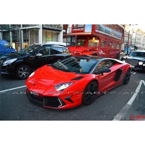 2011-2017 Z-ART for LP700 front flaps carbon fiber front splitter for Aventador front wind splitter