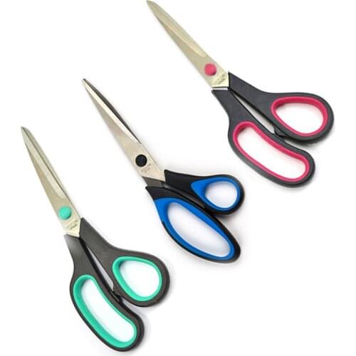 8Inch Random Color Vintage Household Embroidery Sewing Sissors for Cut Cloth Fine Point Precision Craft Stainless Steel Scissors