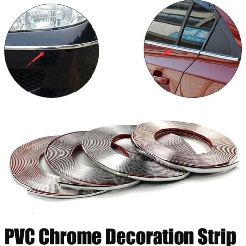 Car Accessories Chrome Body Strip For LADA Vesta Granta 1300 Niva Samara Signet Priora Kalina Safarl largus vaz XRAY 2110-12
