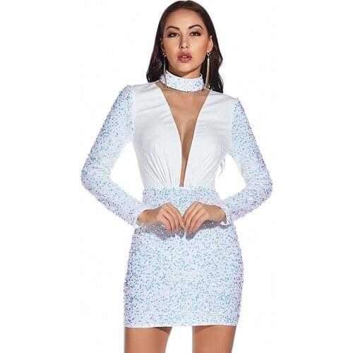 BAZIIINGAAA Beach Evening Dresses Long Woman Gown 2021 Sequins Vestidos de discoteca Parties Sexy Clubbing Prom Party Gowns