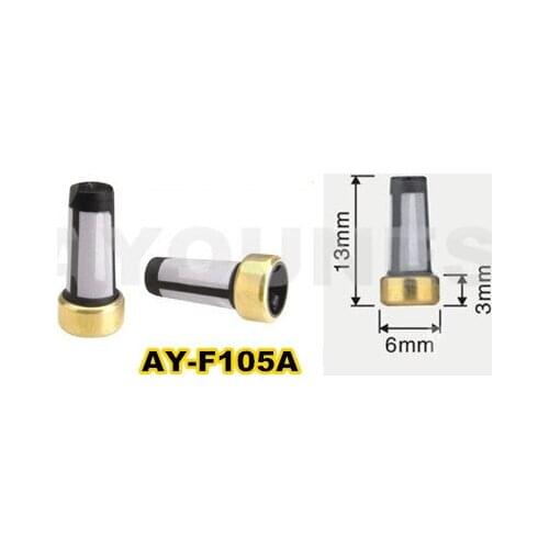 Free shipping 20pieces universal type fuel injector filter with size13*6*3mm for cdh275 (AY-F105A)