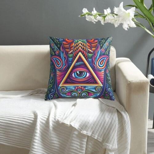 Hamsa pillowcase printed cushion cover sofa waist pillow pillow cover