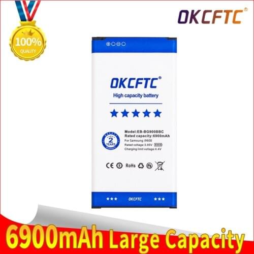 Original Battery For Samsung Galaxy S5 EB-BG900BBC EB-BG900BBE s5 G900S G900F G9008V 9006v 9008W 9006W 6900mah Batteria
