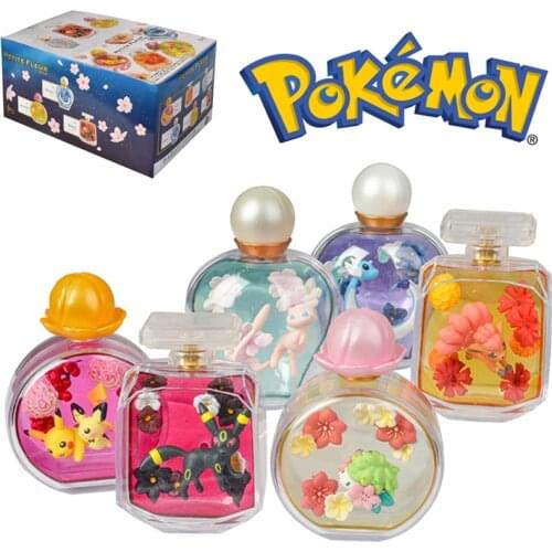 Pokémon Perfume Bottled Elf Pikachu Eevee Mew Vulpix Dragonair Shaymin Pokemon Cute Decoration Childrens Toy Gift