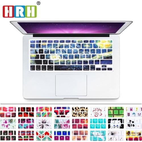 HRH Starry Night by Van Gogh Silicone Keyboard Cover Keypad Skin for MacBook Pro Air 13" 15" 17"New Touch Bar keyboard Decal