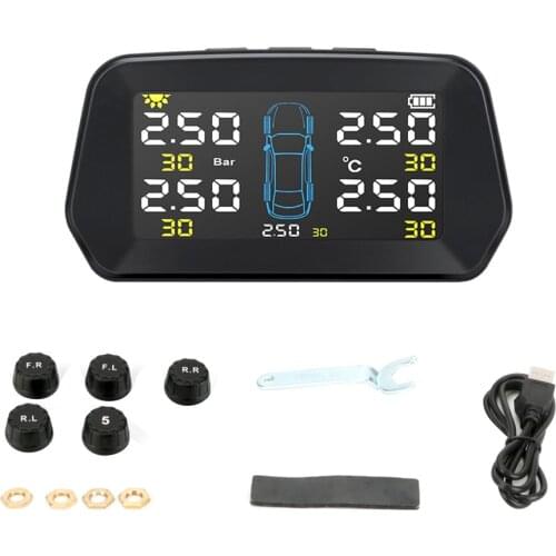 Only for Toyota CAREUD U912 car TPMS wireless automatic tire pressure monitoring system with 4 external sensor LCD monitor