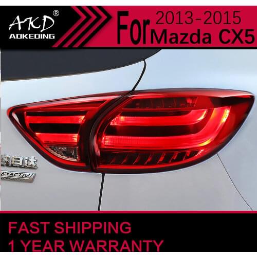 AKD Car Styling Tail Lamp for Mazda CX-5 Tail Lights CX5 LED Tail Light LED Signal LED DRL Stop Rear Lamp Accessories
