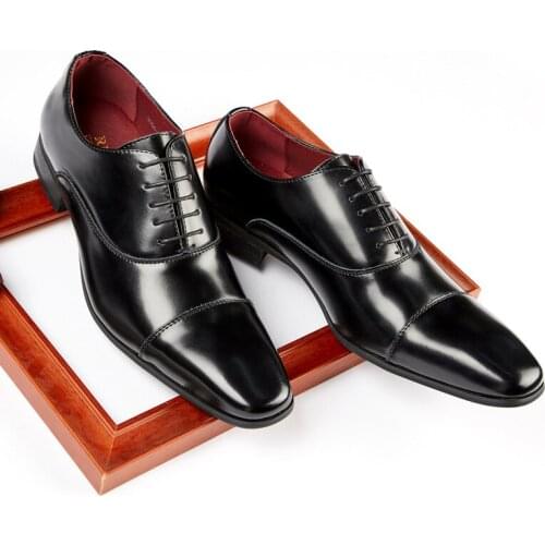 Lace-Up Men Buckle Shoes Formal Casual Business Genuine Leather Three-Joint Monk Size 39-45