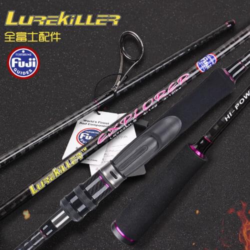 Lurekiller Spinning Casting Fuji Lure Fishing Rod Egi Rod 2.1m 2.4m Baitcasting Carbon 8-28g Pike Rod Bass Rod Japan Quality