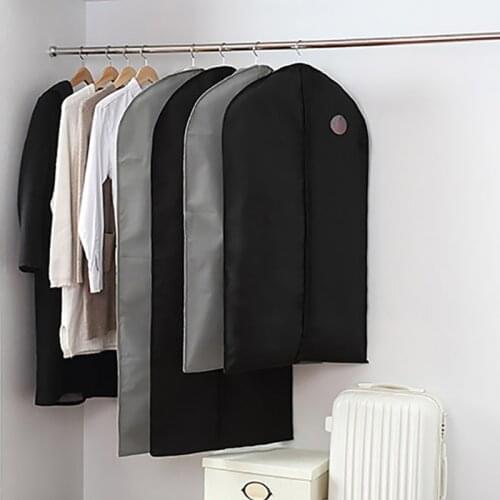 Thickened Clothes Dust Cover Hanging Protection Bag Home Wardrobe Transparent Storage Bag Hanging Clothes Bag Bedroom Assistant