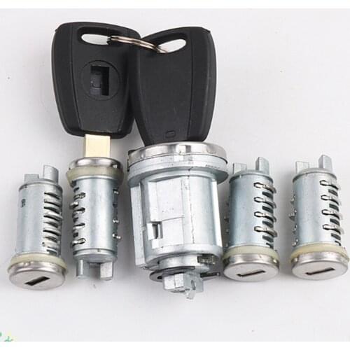 SIP22 GT15R Blade Car Ignition Lock Set Key For Fiat Ducato For Peugeot Boxer Citroen Car Door Lock Cylinder