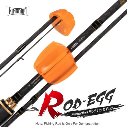 Kingdom ROD-EGG Fishing Rods Protection Tackle Suit For Different Size rod Tip And Body Multiple Function Fishing Tool Equipment