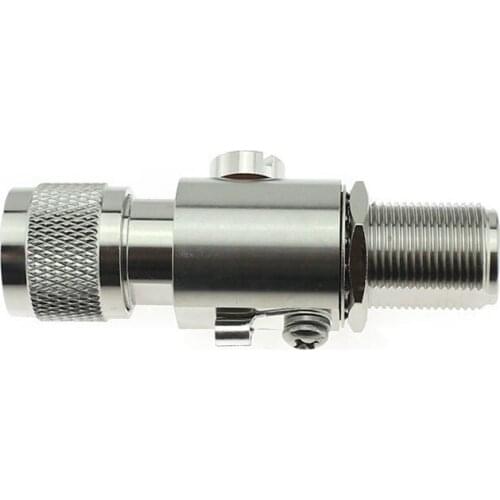 10pcs N-JK Days Feeder Surge Protector Connector Antenna Feeder N-type Arrester