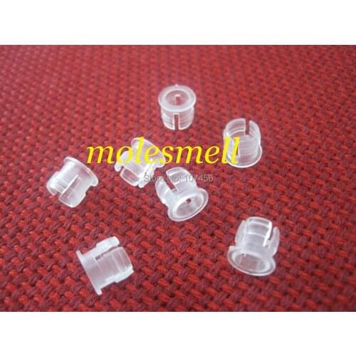 100pcs New 5mm White Plastic ABS LED Bezel Holder Panel Display Free Shipping