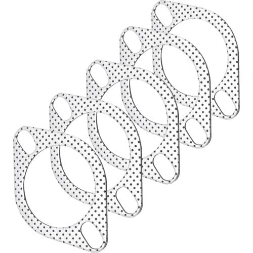 63MM 2.5 inch 5pcs/Lot Aluminum Gasket Car Engine Exhaust Gasket/ Universal Exhaust Pipe Gasket with two holes TT101116