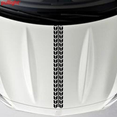 Car Racing Stripes Sports Hood Decal Vinyl Graphics Bonnet stickers