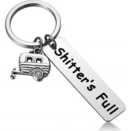 Oein Letter Keychain Acrylic Stainless Steel Key Chain Safe Driving Holiday Handwork Gift for Parents Keyring Polishing Llavero